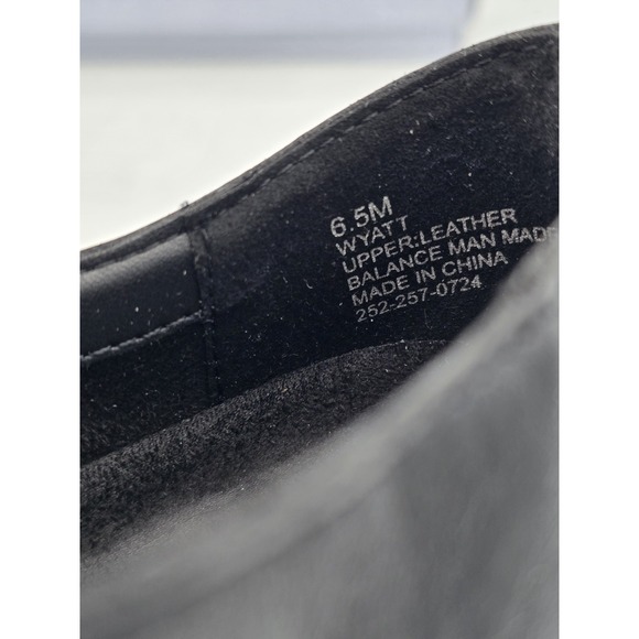 Aerosoles Women's Wyatt Loafer Black Burnished Leather - Sz 6.5 M NIB - Picture 11 of 13